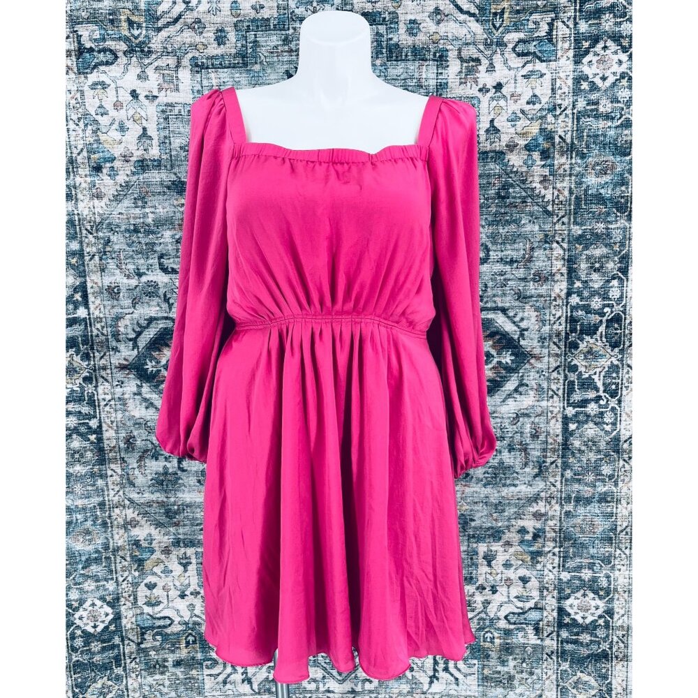 Kobi Halperin Women's Stavy Mini Dress Size Xl Pink Lady Short Skirt